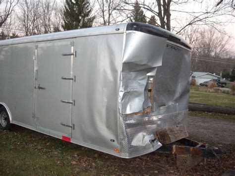 removing enclosed trailer panels